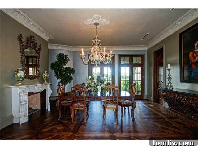 Former Texas Ranger Kenny Rogers' Grand Westlake Mansion Hits Market for $14.7 Million 7 Cozy Living Area with Fireplace