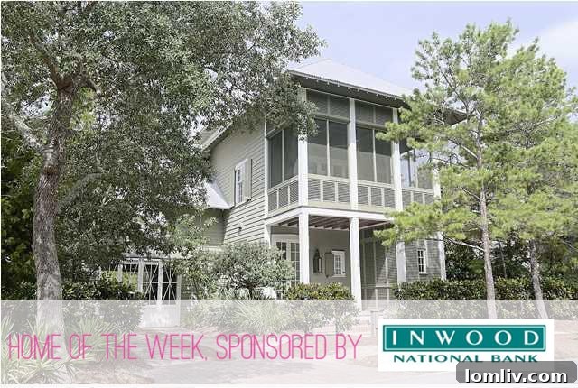 Luxury Beach Home in Watercolor, Florida - Exterior View