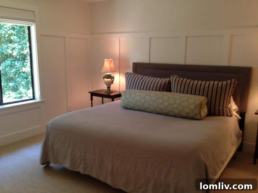 View of the canal from the backyard, showcasing direct water access