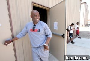 Deion Sanders in a reflective moment, pondering his next move