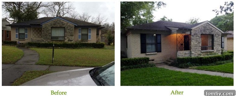 3762 Park Lane Front Exterior Transformation