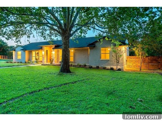 7715 Maplecrest Front Exterior - Remodeled Ranch Home in North Dallas