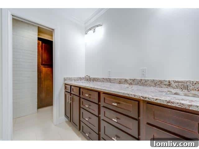 7715 Maplecrest Double Vanity - Elegant Bathroom Design