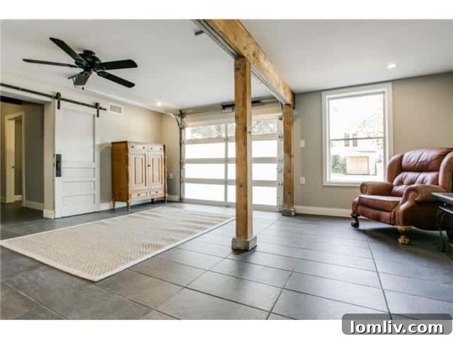 1839 Tennessee Downstairs - Basement Entertainment Space