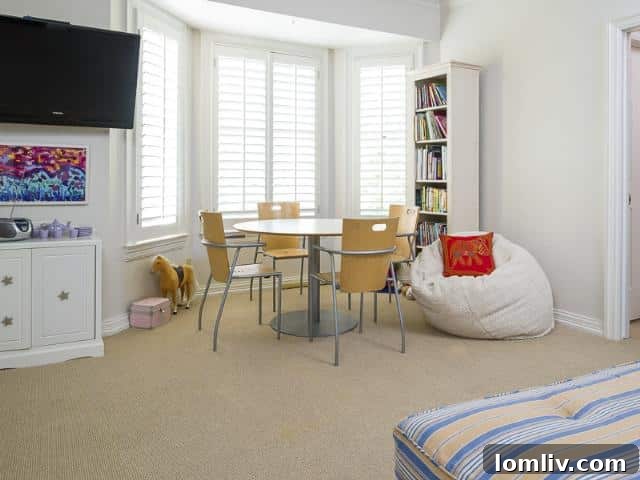 Contemporary bathroom with modern fixtures and clean design