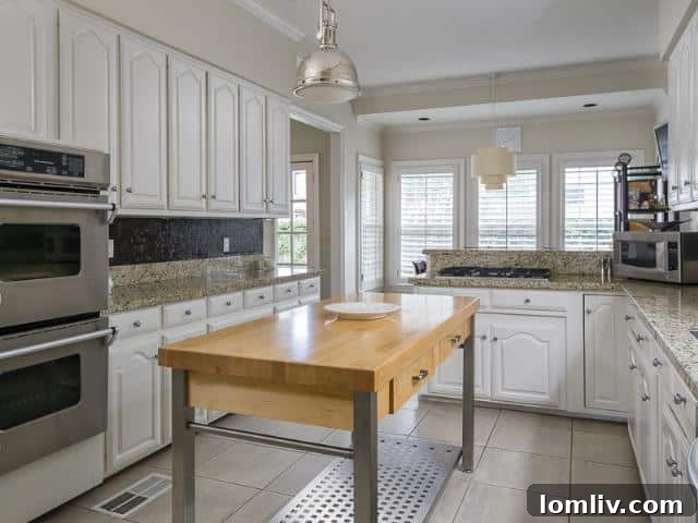 Spacious living room with high ceilings and tasteful decor