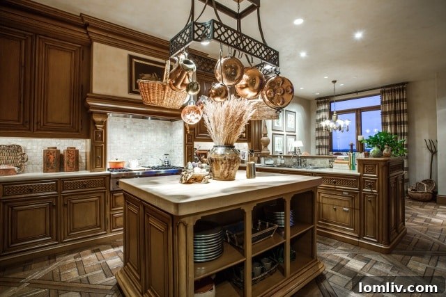 Walk-In Closet with Custom Cabinetry
