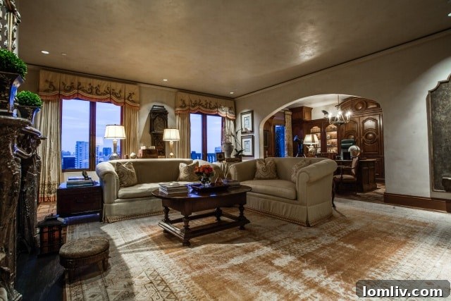 Spacious Bathroom with Dual Sinks