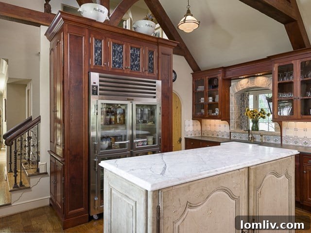 Gourmet kitchen with professional-grade appliances