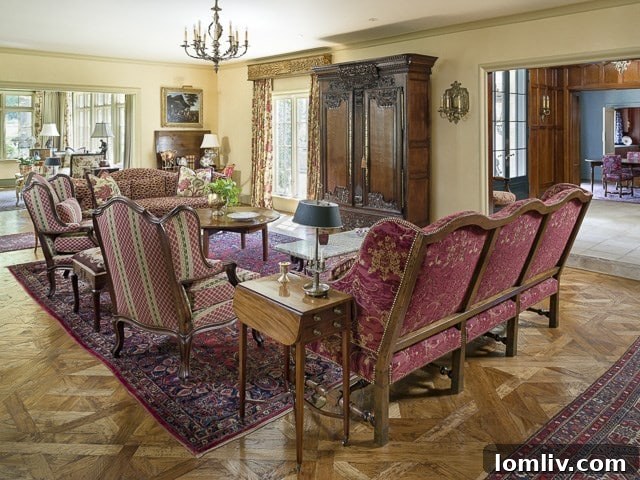 Another perspective of the elegant dining area, perfect for entertaining