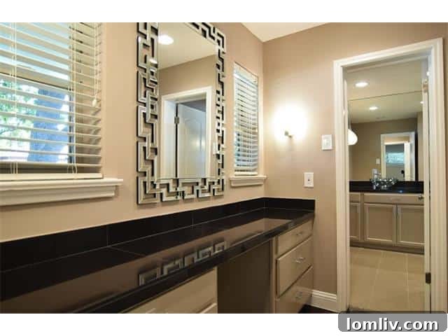 7031-Midbury-Master-Bath - Elegant Master Bathroom with Vessel Sinks