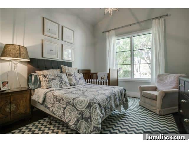Comfortable Guest Bedroom Forest Hills Home