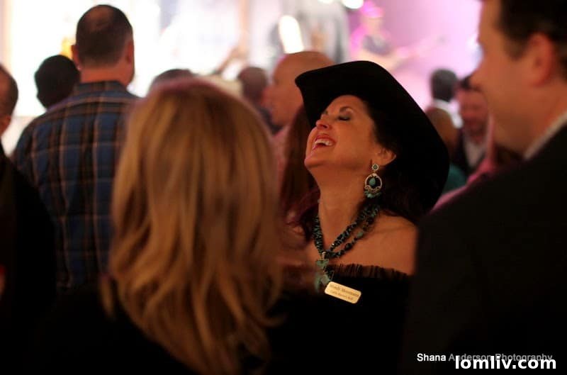 Enjoying the festivities at Cattle Baron's Ball