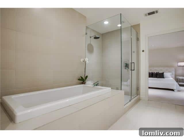 Spacious Master Bathroom with Dual Vanities