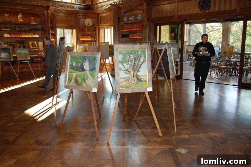 Cole Smith: A Renaissance Mind Shaping Architecture, Craft, and Art 3 Cole Smith's Diverse Painting Collection at Exhibition