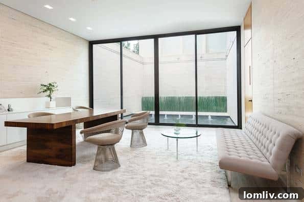 Conference Room or Study in Philip Johnson Beck House