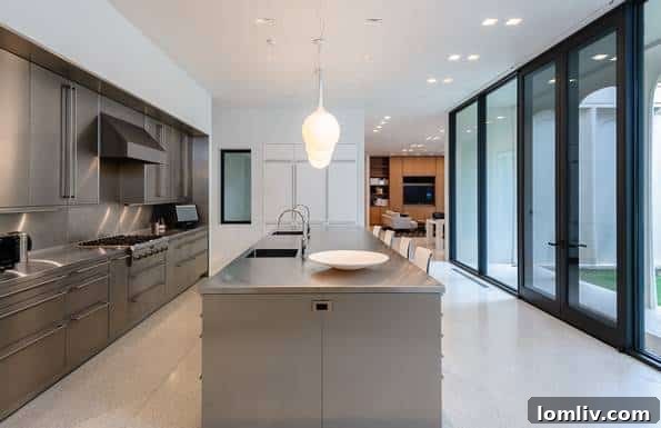 Second View of Kitchen Philip Johnson Beck House