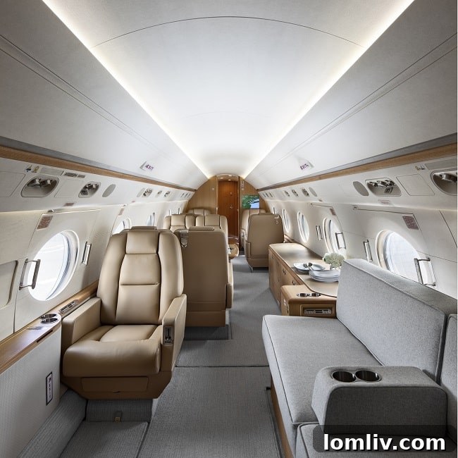 SMA Designed Private Jet Interior