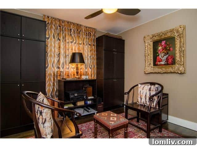 Charming Bedroom Sitting Area Perfect for Relaxation