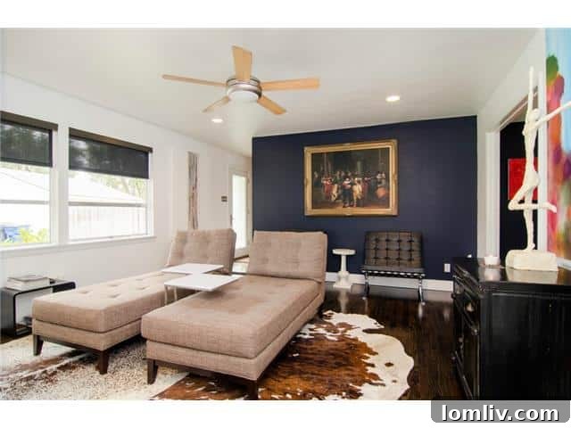 Cozy Family Room with Ample Seating and Modern Decor