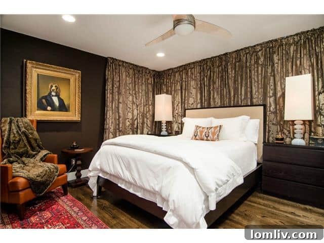 Cozy Guest Bedroom with Stylish Furnishings