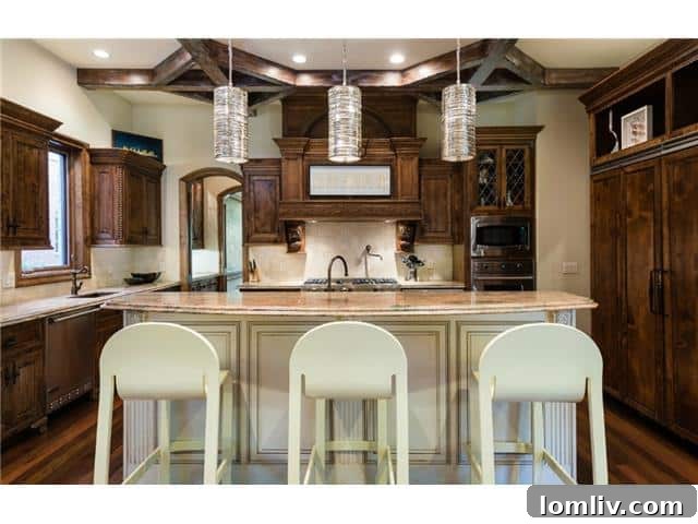 Modern kitchen with high-end appliances and sleek design