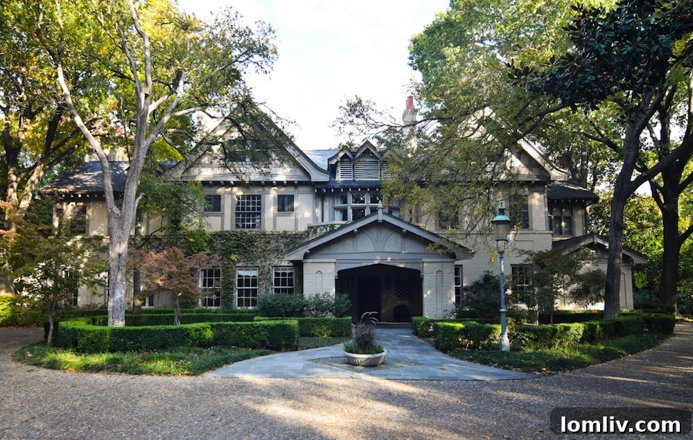 The legendary Trammell Crow estate in Highland Park, a true Dallas icon.