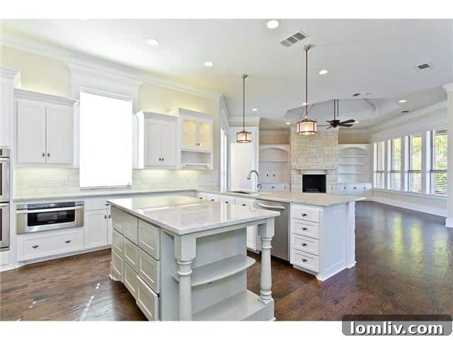 501 Creekside Kitchen to Family Room View