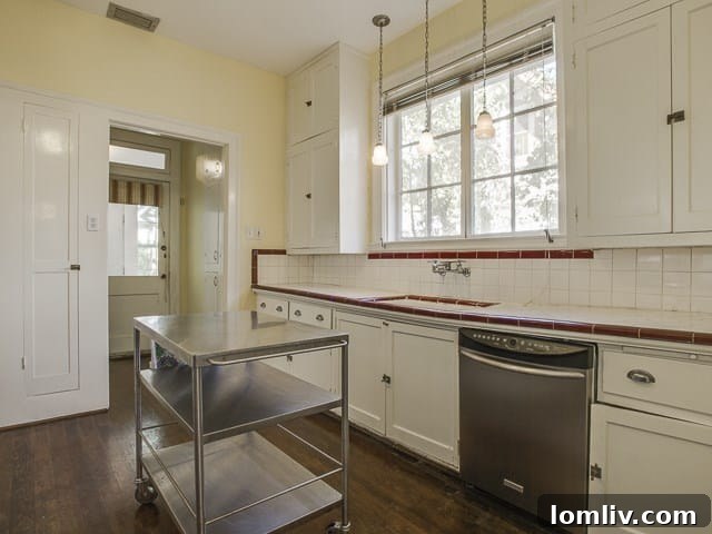 North Oak Cliff's Historic Gem: A Rare Opportunity Awaits 5 Vintage Kitchen with Modern Potential at 1031 N. Madison