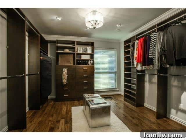 Luxurious Custom Master Closet, a Dream for Any Wardrobe