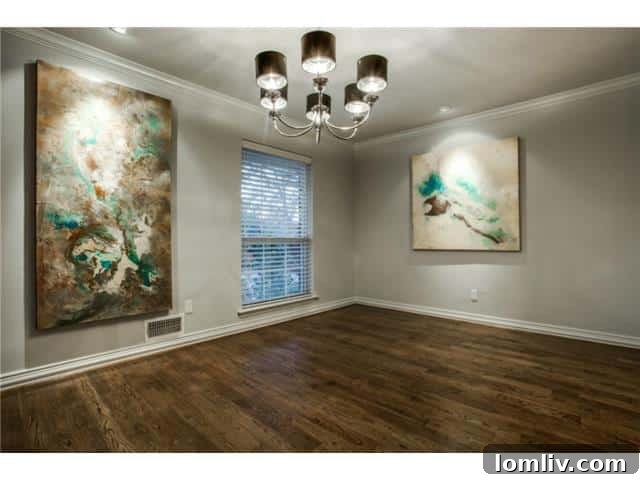 Luxurious Family Room with Built-Ins and Modern Finishes