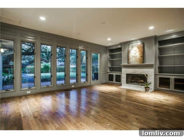 Meadowcrest Ranch Impeccable Transitional Style 7 Another View of the Elegant and Welcoming Family Room