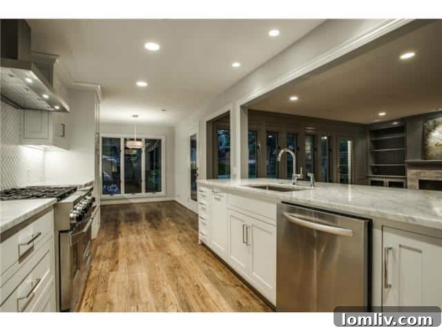 Gourmet Kitchen and Bright Breakfast Nook at 5705 Northaven