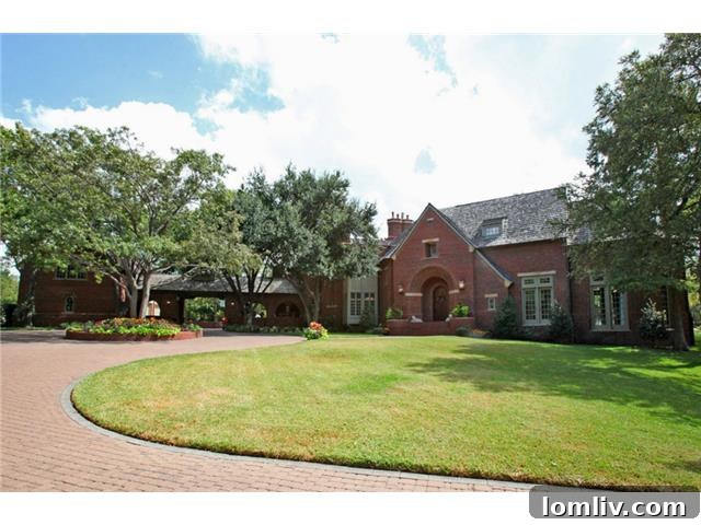 Stonebriar Manor - Grand Tudor Revival Exterior View