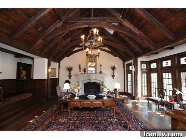 Stonebriar Manor - Elegant Living Room