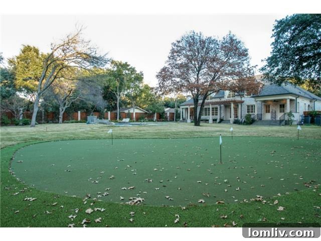 Stunning Putting Green at 10181 Daria Drive