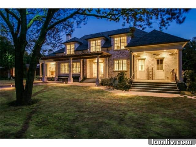 Elegant Exterior of Custom Home at Daria Drive