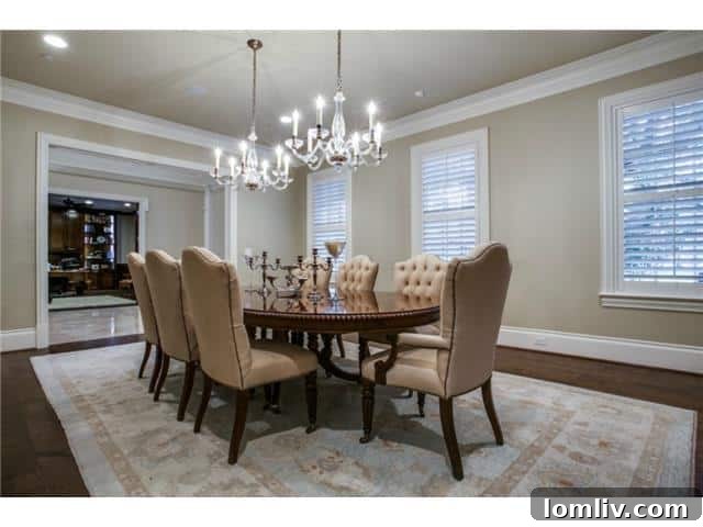 Elegant Formal Dining Room at 10181 Daria Drive