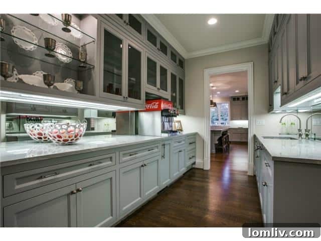 Expansive Butler's Pantry with Ample Storage