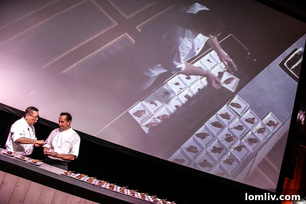Renaissance Hotel chef Frank Quant and celebrity chef Dean Max collaborate at the grand reopening.