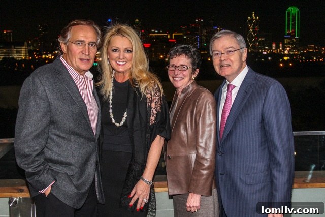 Bob and Myrna Schlegel with Diane and Hal Brierley enjoying the evening's festivities.