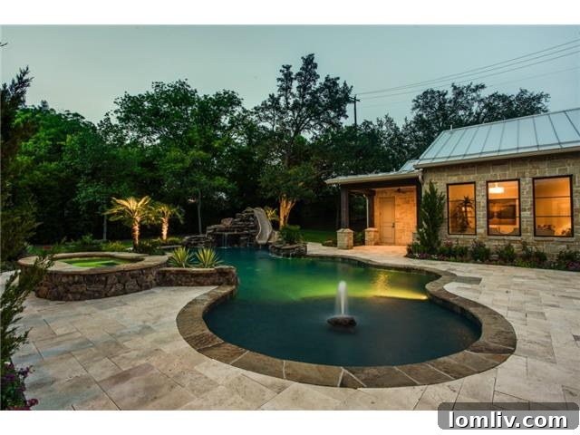 9226 Hathaway Luxury Pool with Waterfall Slide