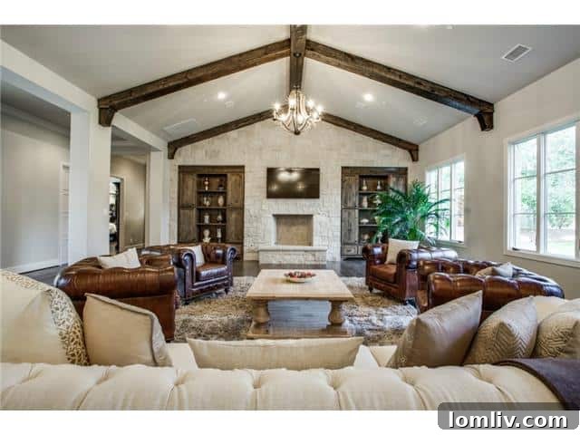 9226 Hathaway Great Room with High Ceilings