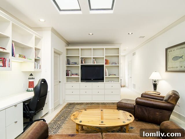 Spacious home office or study at 4222 Manning Lane with natural light