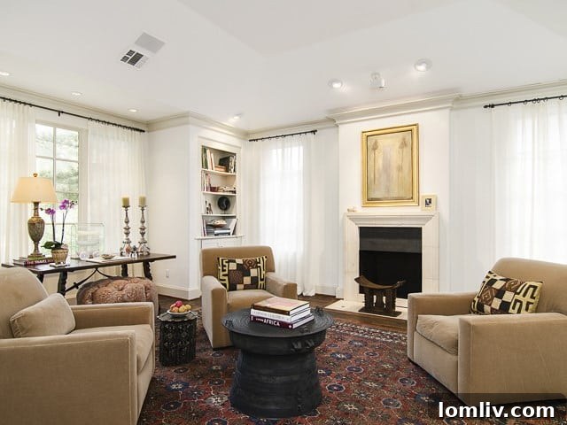 Spacious and bright living room at 4222 Manning Lane, showcasing clean lines