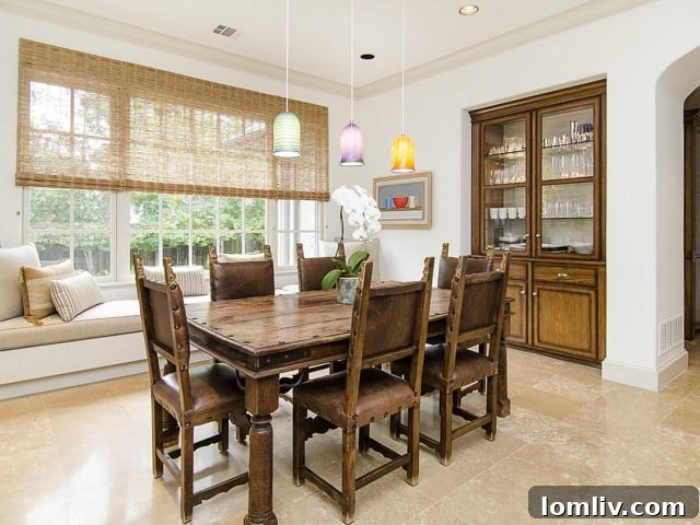 Bright and airy breakfast nook at 4222 Manning Lane, perfect for casual dining