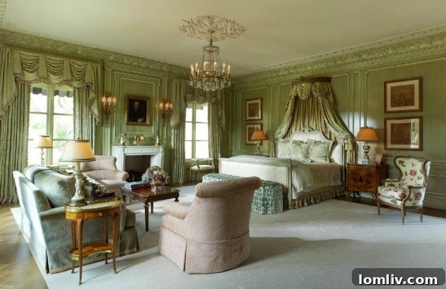 Luxury Interior Design by Barry Williams: Elegant living room with classical furniture and warm lighting.