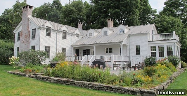 SecondShelters Connecticut's Idyllic Country Escape 2 Weather Watch Farm, a stunning country estate in Litchfield, Connecticut, featuring a classic colonial farmhouse and expansive grounds.