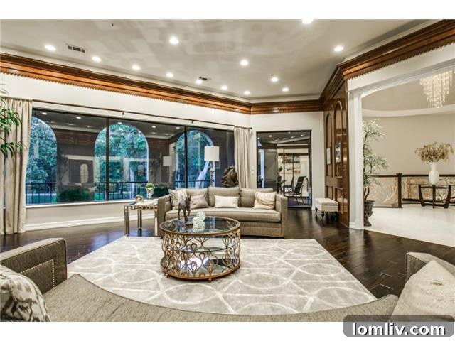 5656 Cedar Ridge family room 3 - Elegant Design