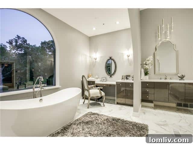 5656 Cedar Ridge her bath - Custom Vanity Area